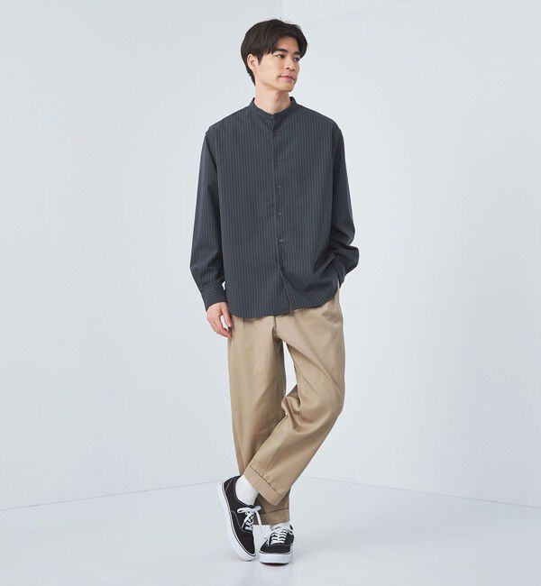 UNITED ARROWS green label relaxing「【別注】【WEB限定】＜3/2 WORKS＞GLR 2プリーツ チノパンツ」|チノ|