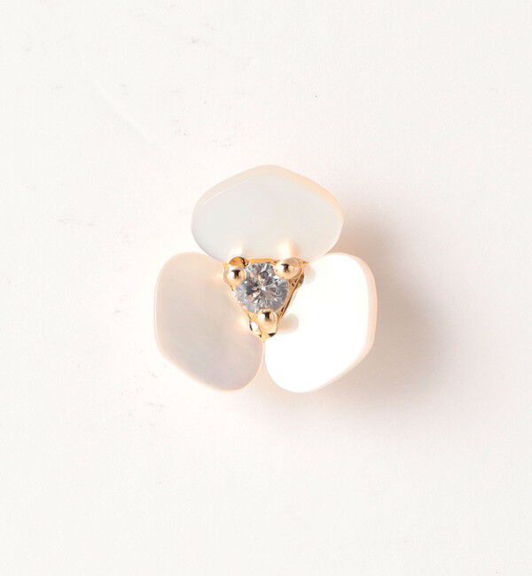 UNITED ARROWS green label relaxing「シェルフラワー ピアス」|ピアス|