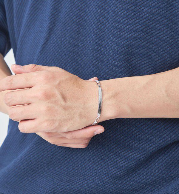 UNITED ARROWS green label relaxing「＜green label relaxing＞ID チェーン ブレスレット」|ブレスレット・バングル|