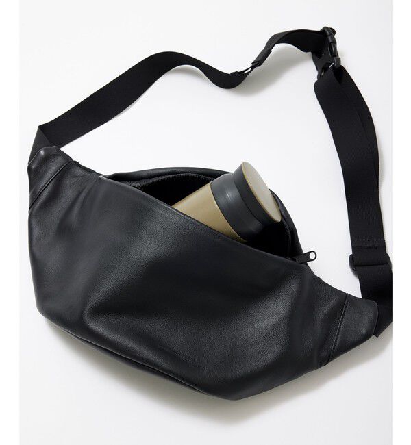 UNITED ARROWS green label relaxing「GLR レザー ファンクショナル スリングバッグ」|ショルダー・メッセンジャー|