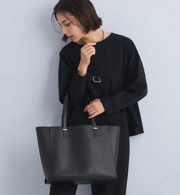 UNITED ARROWS green label relaxing「【WEB限定】ワンポイント シンプル トートバッグ（ソフトPCバッグ付） / A4 / 通勤」|トートバッグ|