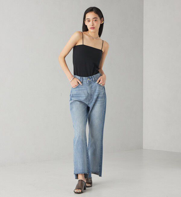 EMMEL REFINES「＜EMMEL REFINES＞EM カットオフ スキニー デニムパンツ」|デニム|