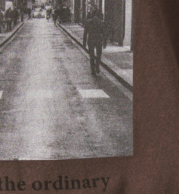 UNITED ARROWS green label relaxing「【WEB限定】＜at ease＞フォトプリント ロングスリーブ Tシャツ」|Tシャツ・カットソー|