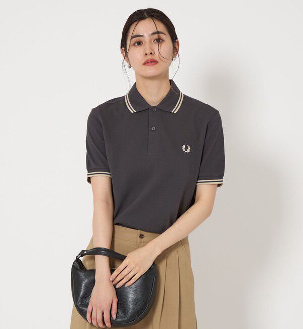 UNITED ARROWS green label relaxing「＜FRED PERRY＞ツインティップ ポロシャツ」|ポロシャツ|DK.GRAY