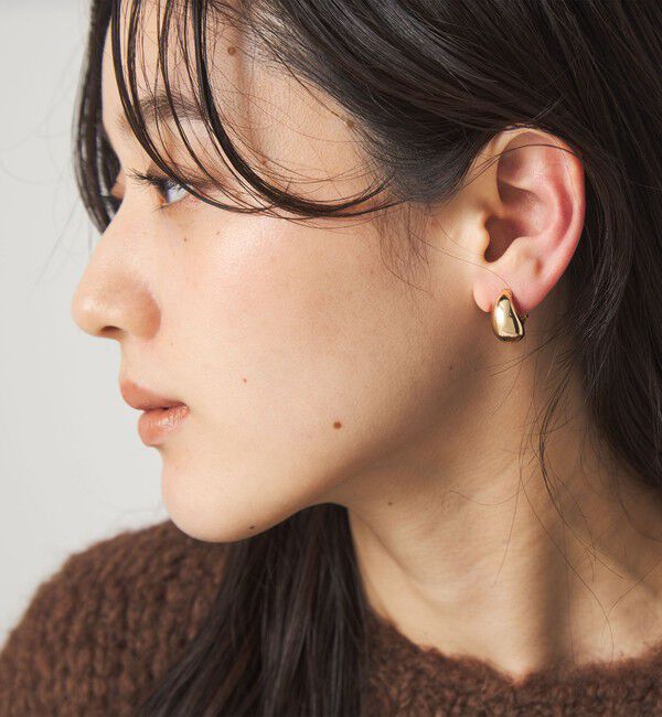 UNITED ARROWS green label relaxing「【WEB限定】ドロップモチーフ イヤリング」|イヤリング|