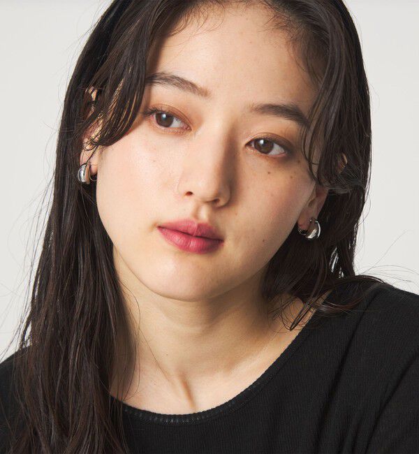 UNITED ARROWS green label relaxing「【WEB限定】ドロップモチーフ イヤリング」|イヤリング|