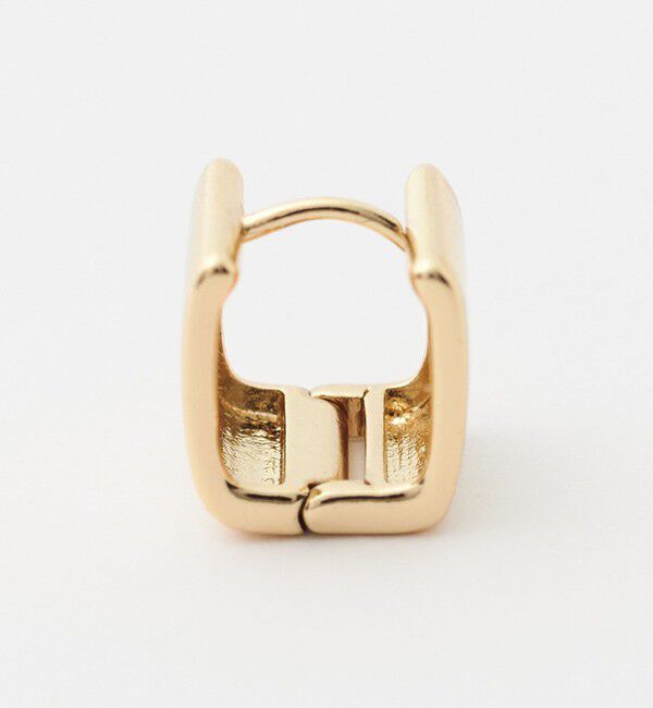 UNITED ARROWS green label relaxing「【WEB限定】スクエアクリップ フープピアス」|ピアス|
