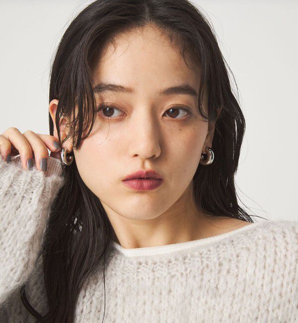 UNITED ARROWS green label relaxing「【WEB限定】チューブ ライン フープピアス 2」|ピアス|