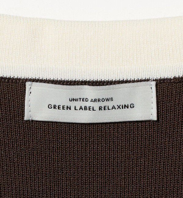 UNITED ARROWS green label relaxing「襟付き ロングスリーブ プルオーバー ニット ウォッシャブル」|ニット・セーター|