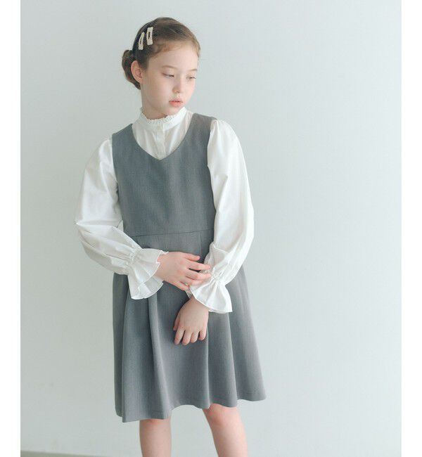 UNITED ARROWS green label relaxing「ボレロ + ジャンパースカート セット / キッズ 140cm-160cm」|ワンピース|