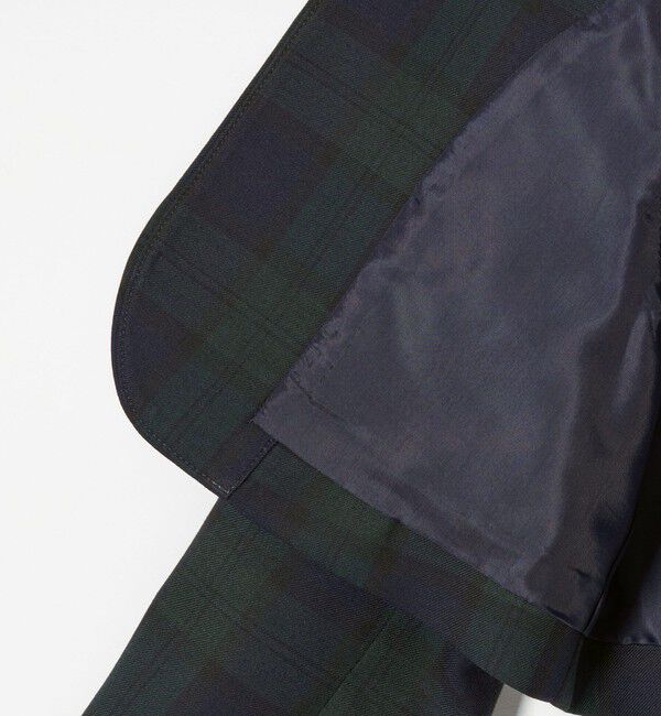 UNITED ARROWS green label relaxing「TRW ブラックウォッチ ボレロ / キッズ 110cm-130cm」|ノーカラージャケット|