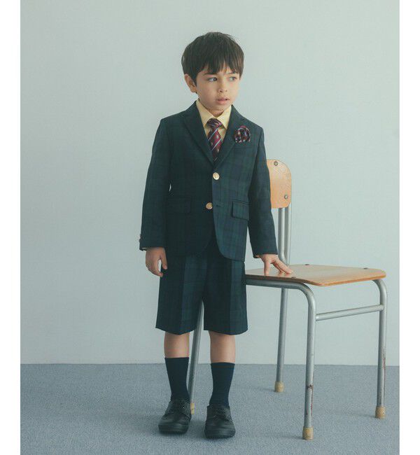 UNITED ARROWS green label relaxing「TRW ブラックウォッチ ショートパンツ / キッズ 110cm-130cm」|スーツ|