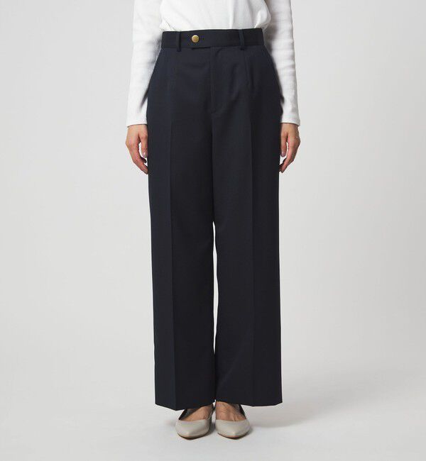 UNITED ARROWS green label relaxing「［size SHORT/TALLあり］Greed グリード ストレート パンツ ウォッシャブル」|スラックス|