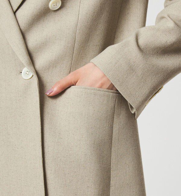 UNITED ARROWS green label relaxing「［size SHORTあり］Greed グリード メランジ ダブル ジャケット」|テーラードジャケット|