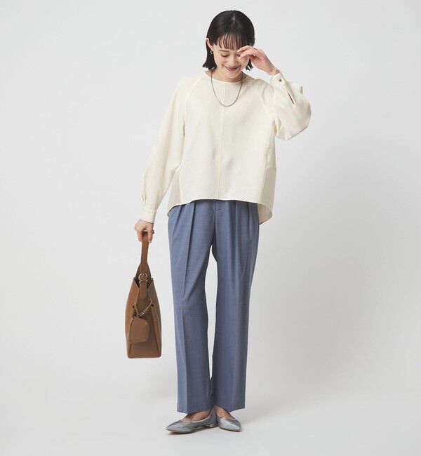 UNITED ARROWS green label relaxing「［size SHORTあり］fleurie(フルリー) フォルム プルオーバー ブラウス」|シャツ・ブラウス|