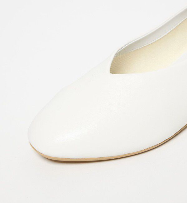 UNITED ARROWS green label relaxing「ラウンド キリカエ Vカット パンプス 撥水」|パンプス|