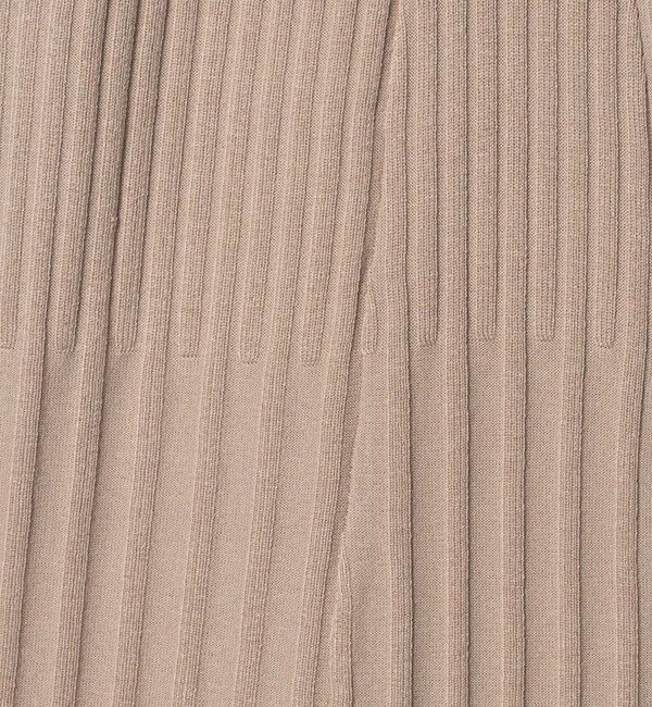 UNITED ARROWS green label relaxing「フィット＆フレア 襟付き ニット ワンピース」|ワンピース|