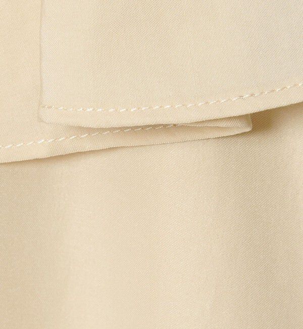 EMMEL REFINES「＜EMMEL REFINES＞EM フィブリルサテン ネックタック フリル ブラウス」|シャツ・ブラウス|