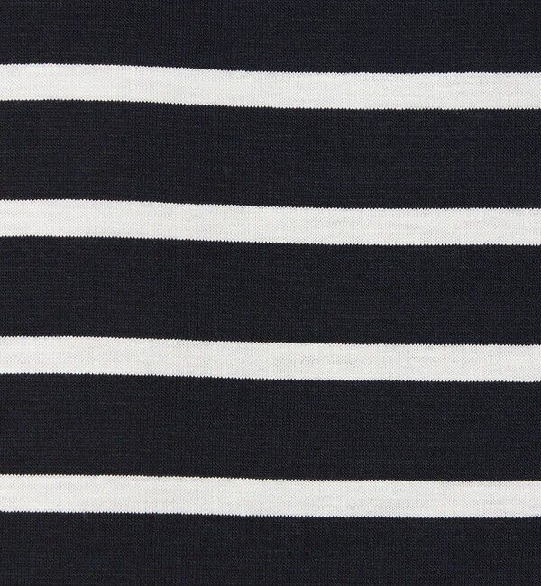 EMMEL REFINES「＜EMMEL REFINES＞EM アシンメトリー ボーダー ロンT」|Tシャツ・カットソー|