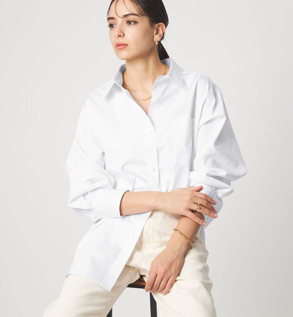 UNITED ARROWS green label relaxing「＜1_OF MINE＞シャツ 2」|シャツ・ブラウス|WHITE