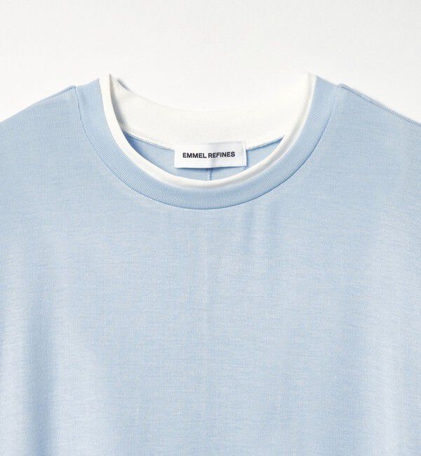 EMMEL REFINES「＜EMMEL REFINES＞EM ベアフライス クルーネック プルオーバー」|Tシャツ・カットソー|