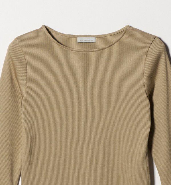 UNITED ARROWS green label relaxing「ブライトリブ ボートネック ロングスリーブ カットソー」|Tシャツ・カットソー|