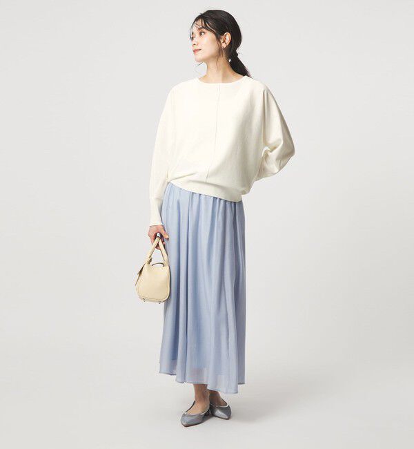 UNITED ARROWS green label relaxing「ブライト フォルム ドルマン プルオーバー ニット」|ニット・セーター|