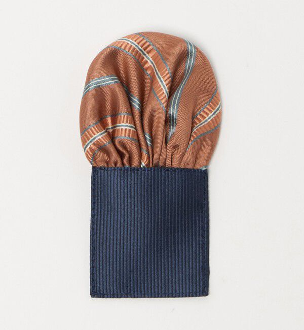 UNITED ARROWS green label relaxing「ネクタイ チーフ セット（ストライプ） / キッズ  手洗い可能」|ネクタイ・蝶ネクタイ|