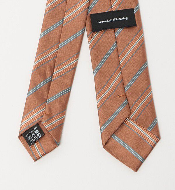 UNITED ARROWS green label relaxing「ネクタイ チーフ セット（ストライプ） / キッズ  手洗い可能」|ネクタイ・蝶ネクタイ|