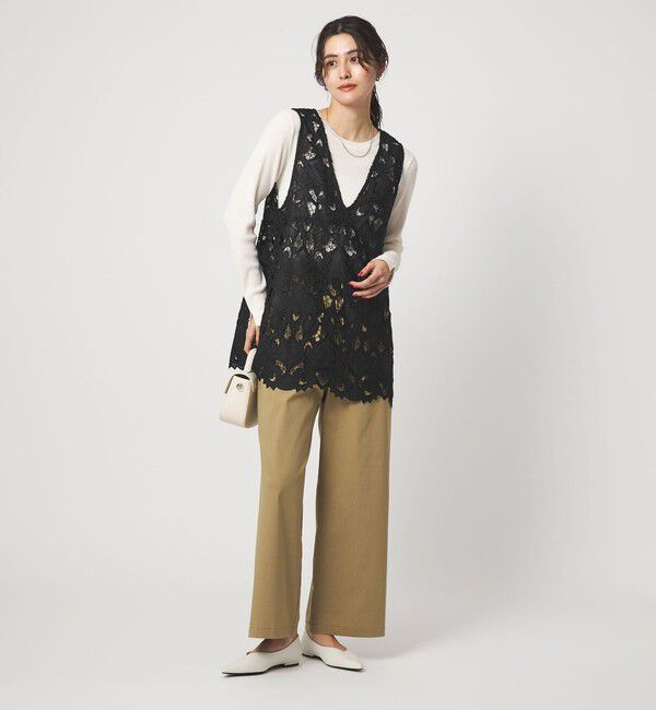 UNITED ARROWS green label relaxing「レース ノースリーブ ブラウス」|シャツ・ブラウス|