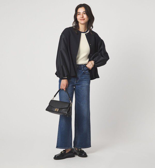 UNITED ARROWS green label relaxing「＜1_OF MINE＞リブ クルーネック プルオーバー ニット ウォッシャブル」|ニット・セーター|