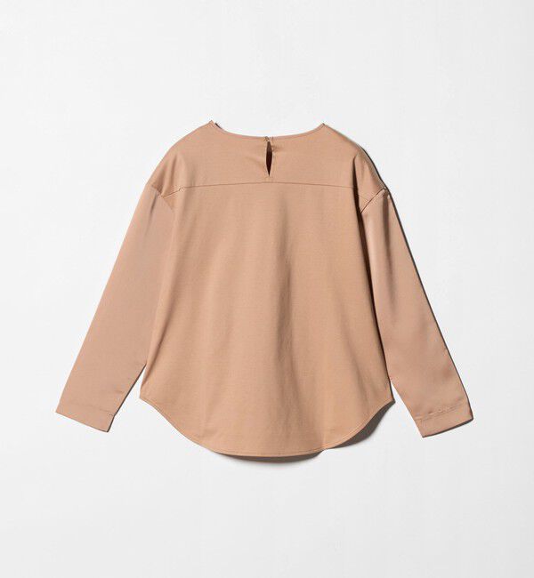 UNITED ARROWS green label relaxing「サテン ドッキング ラウンドヘム プルオーバー カットソー」|Tシャツ・カットソー|