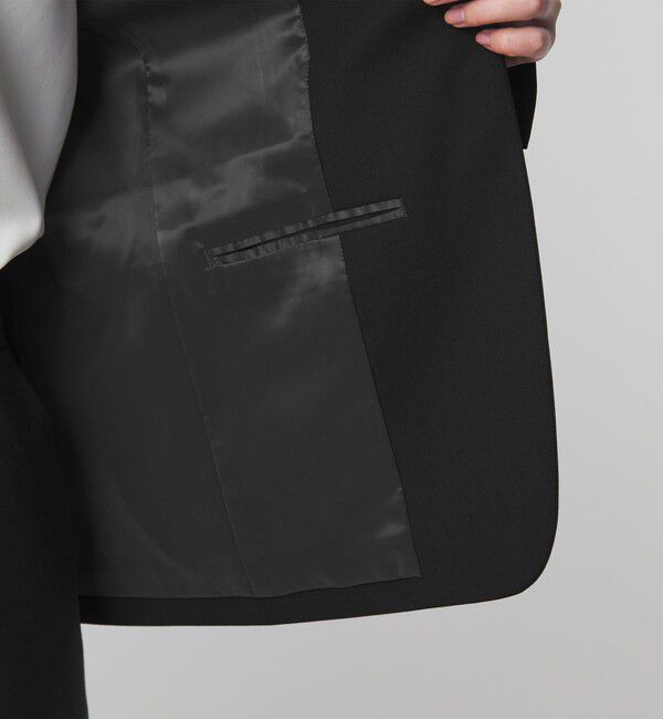 UNITED ARROWS green label relaxing「［size SHORTあり］カチリラ シングル テーラード ジャケット ブラック 」|テーラードジャケット|