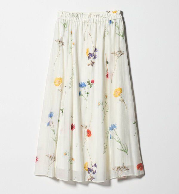 UNITED ARROWS green label relaxing「［size SHORTあり］エアリーギャザー スカート」|フレア|