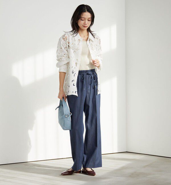 UNITED ARROWS green label relaxing「レース シャツ」|シャツ・ブラウス|