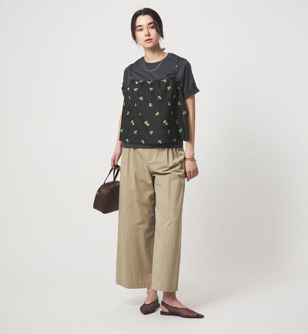 UNITED ARROWS green label relaxing「フラワー ジャガード キャミソール」|キャミソール|