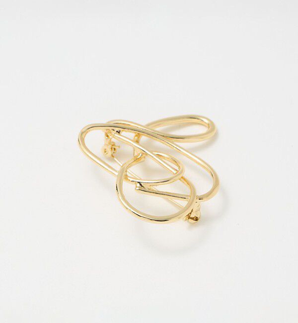 UNITED ARROWS green label relaxing「ニュアンスライン ブローチ」|ブローチ・コサージュ|