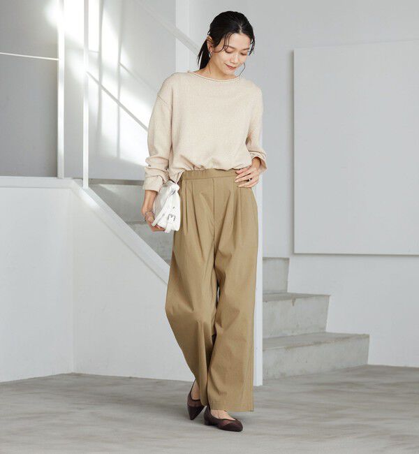 UNITED ARROWS green label relaxing「［size SHORT/TALLあり］オルマイ LI/MIX ワイド パンツ」|その他|