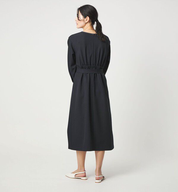 UNITED ARROWS green label relaxing「ステッチ タック セミフレア ワンピース」|ワンピース|