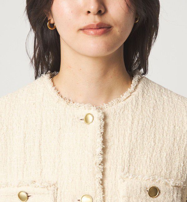 UNITED ARROWS green label relaxing「［size SHORTあり］Bisentino ノーカラー ジャケット」|ノーカラージャケット|