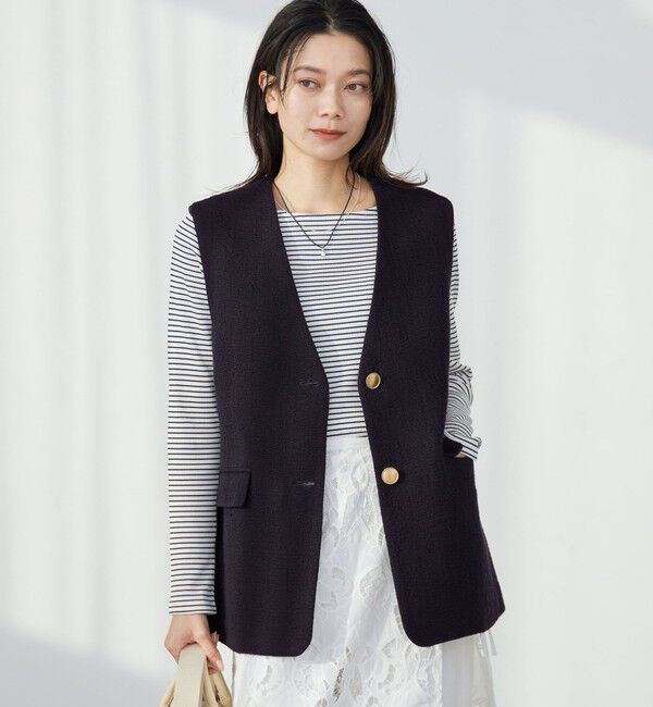 UNITED ARROWS green label relaxing「Bisentino ジレ」|ベスト・ジレ|