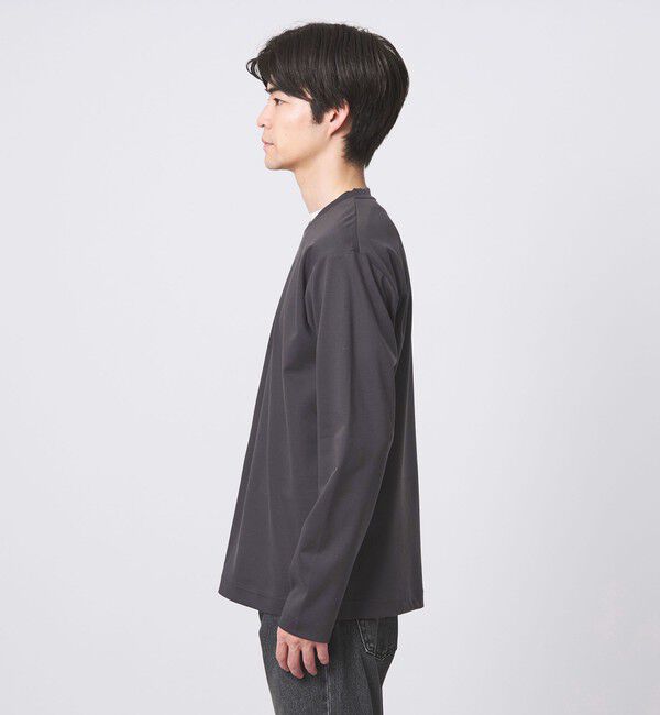 UNITED ARROWS green label relaxing「オーガニック コットン ポンチ クルーネック Tシャツ」|Tシャツ・カットソー|