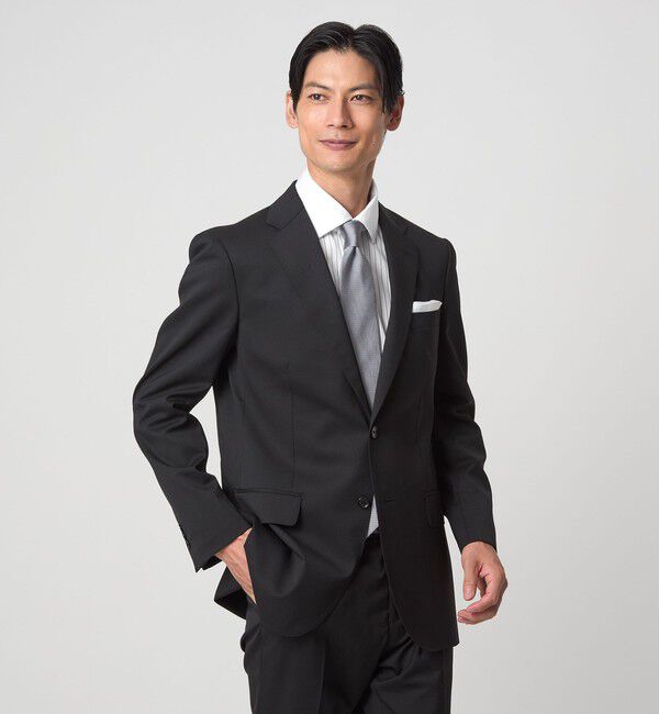 UNITED ARROWS green label relaxing「コットン ツイル ピンストライプ クレリック ワイドカラー ドレスシャツ -イージーアイロン-」|シャツ・ブラウス|