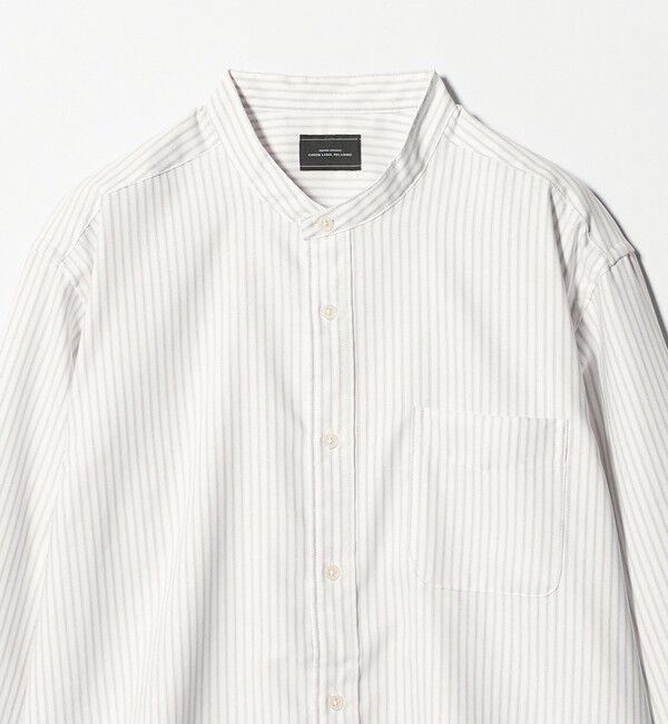 UNITED ARROWS green label relaxing「W/R オックスフォード バンドカラー 長袖 シャツ」|シャツ・ブラウス|
