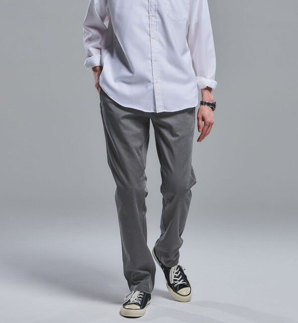 UNITED ARROWS green label relaxing「アーバンスリムフィット S2 チノパンツ」|チノ|MD.GRAY