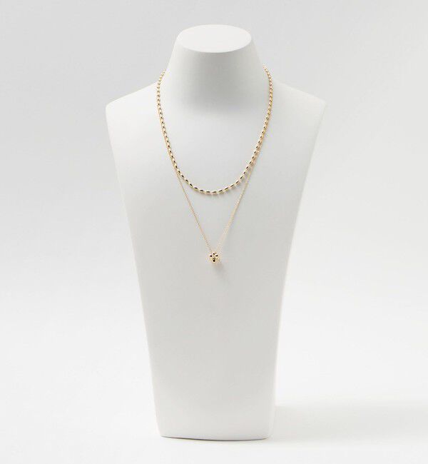 UNITED ARROWS green label relaxing「2連チェーン ポコポコチャーム ネックレス」|ネックレス|