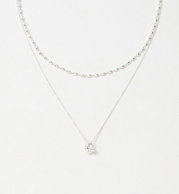 UNITED ARROWS green label relaxing「2連チェーン ポコポコチャーム ネックレス」|ネックレス|