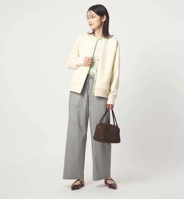 UNITED ARROWS green label relaxing「ダンボール ノーカラー カーディガン」|カーディガン|