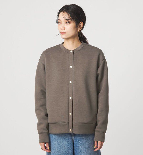 UNITED ARROWS green label relaxing「ダンボール ノーカラー カーディガン」|カーディガン|