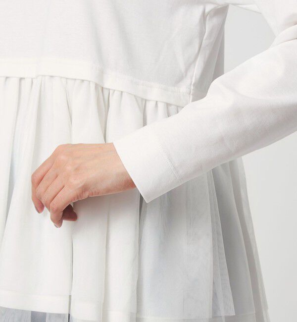 UNITED ARROWS green label relaxing「ティアード ペプラム プルオーバー カットソー」|Tシャツ・カットソー|